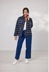 PAULA JACKET - black/navy